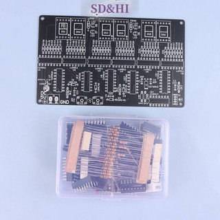 Đồng hồ điện tử SDHI DIY Bộ phận đồng hồ điện tử 6 chữ số Đào tạo giảng dạy Sản xuất hàn (vn)