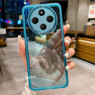 Ốp Lưng Cho Xiaomi Poco C75 C 75 PocoC75 4G 2024 Ốp Điện Thoại TPU Mềm Trong Suốt Màu Hồng Bling Trắng Chống Sốc Beatiful Ốp Lưng