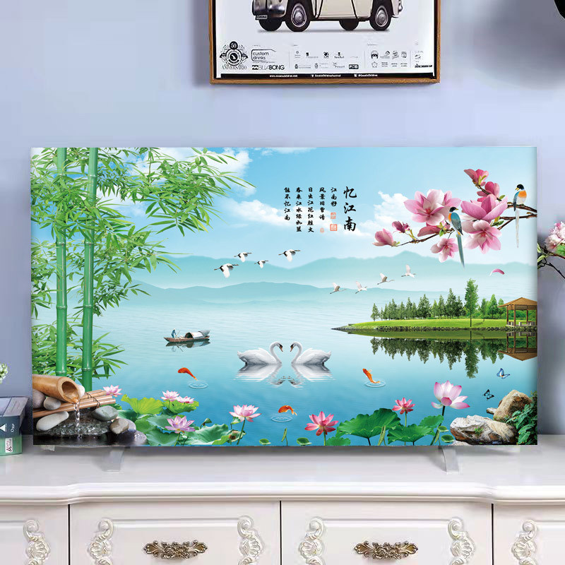 TV bụi che 42 inch 37 inch 55 inch TV bao gồm tinh thể lỏng hiển thị Bìa 50 inch TV bụi che trang tr