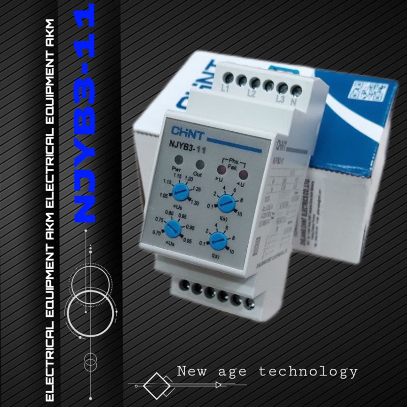 Bộ bảo vệ điện áp chint NJYB3-11-  ĐỊNH ĐIỆN ELECTRICAL