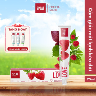 [DATE T10/2025] Kem Đánh Răng Cho Hơi Thở Thơm Mát SPLAT Love Special series Vị Quả Mâm Xôi, Làm Sạch Mảng Bám 75ml