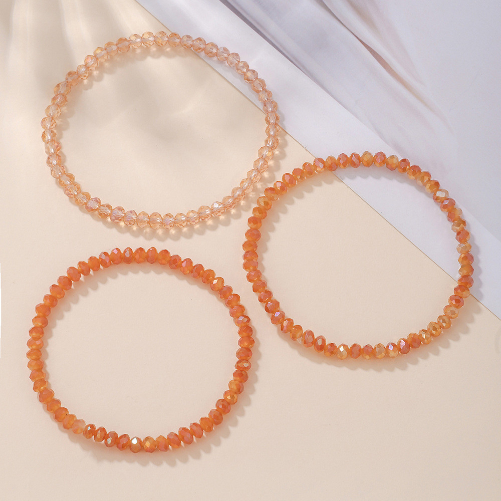 3 Vòng Tay Hạt Pha Lê Cho Người Phụ Nữ Kết Hợp Co Giãn Cặp Đôi Người Bạn Thân Nhất Dây Đeo Tay Trang