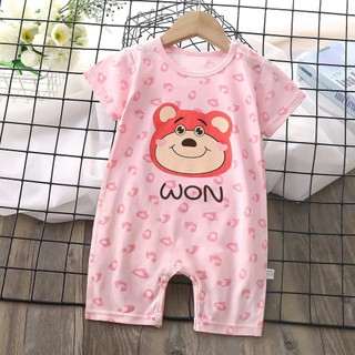 0-2 tuổi sơ sinh cotton mỏng giản dị thoải mái onesie