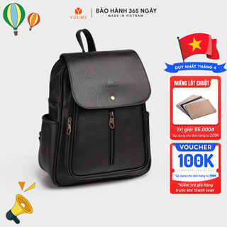 Balo Yuumy (Thời trang nữ basic đựng vừa A4 - Balo da YBA5)
