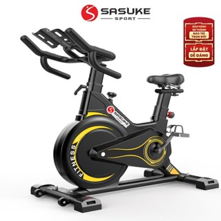  Xe đạp tập thể dục DS-609 SAKUKE SPORT  bánh đà kháng từ kèm đồng hồ đo nhịp tim cải thiện sức khỏe 
