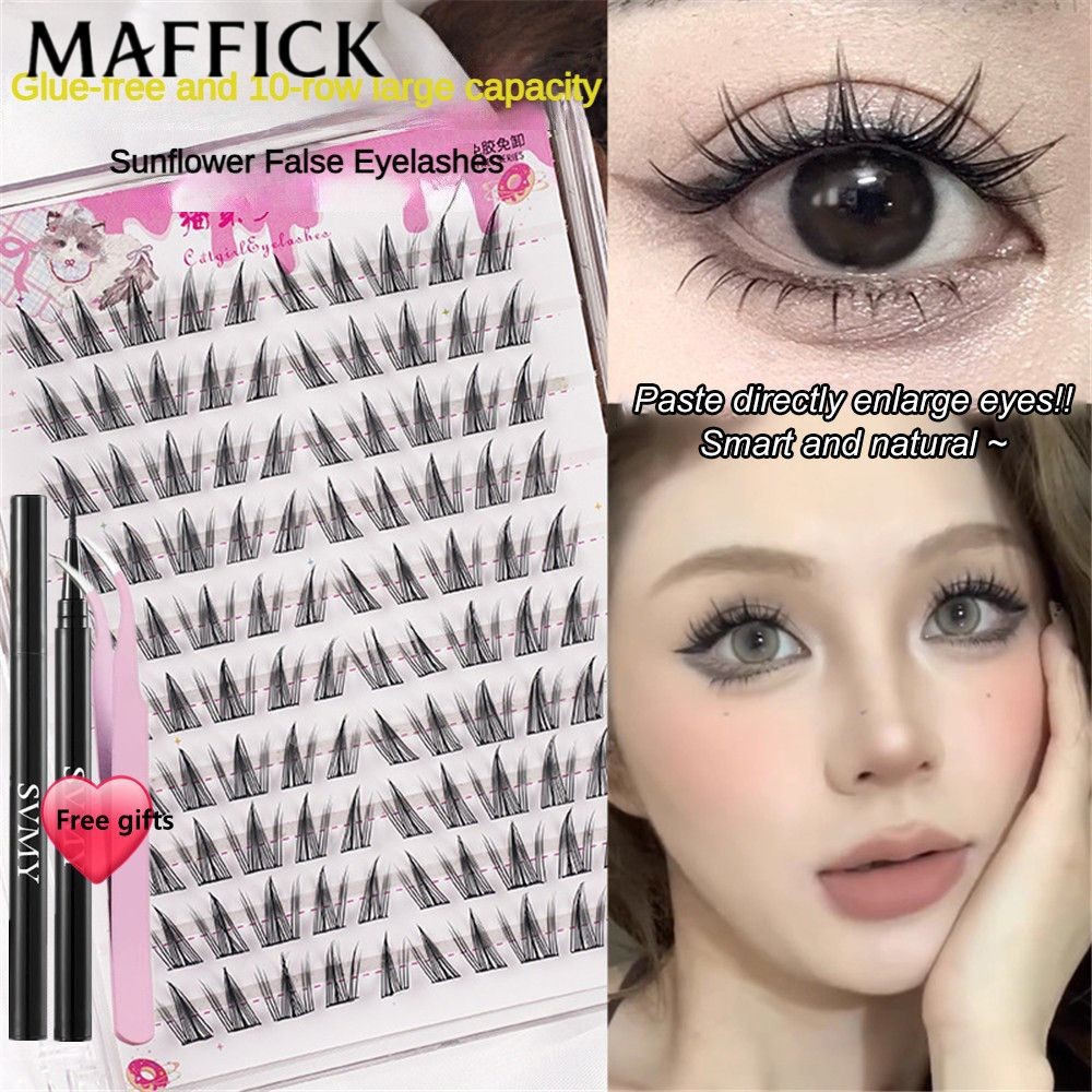 [buy 1 Take 2*gifts] False Eyelash Super Sticky Glue Free Eyelashes No Need Glue Self-adhesive False