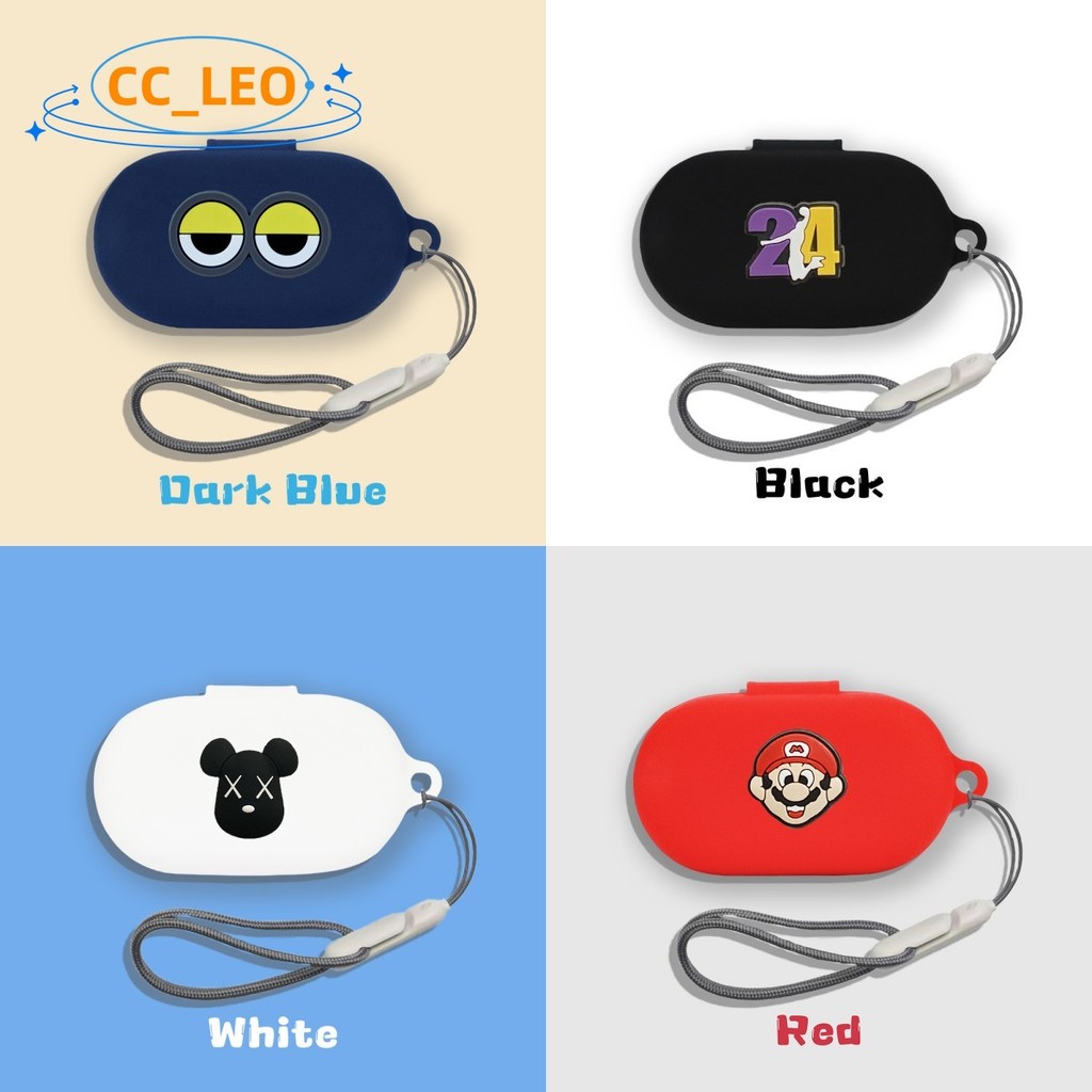 Case for Nothing Ear Open Cute Silicone Soft Case Lanyard Finger Ring Cartoon Shockproof Shell Compa