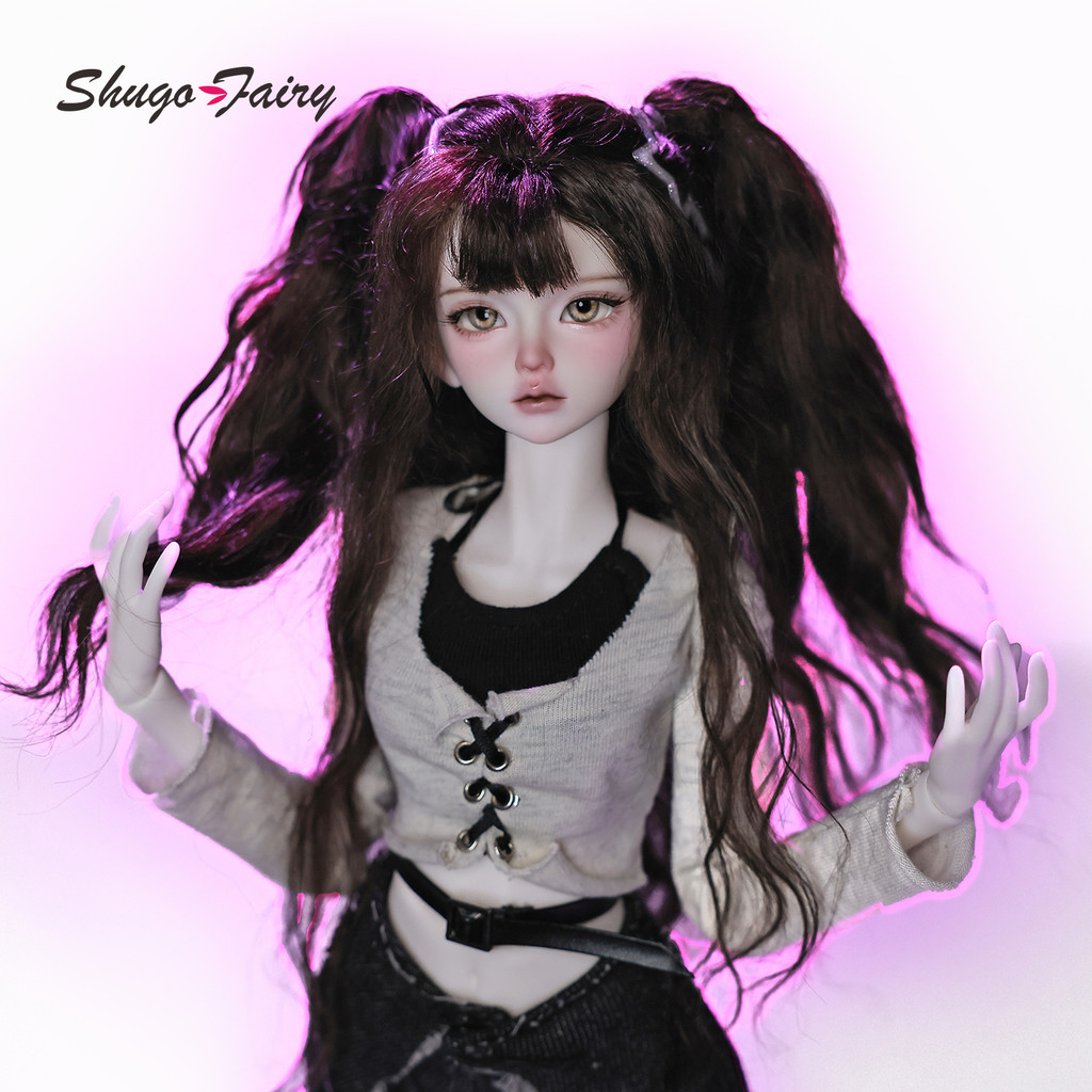 Shugafairy Kaka BJD Doll 1 / 4 Full SetF Bariy Body Y2k Phong Cách Thời Trang Đường Phố Thiết Kế Ban