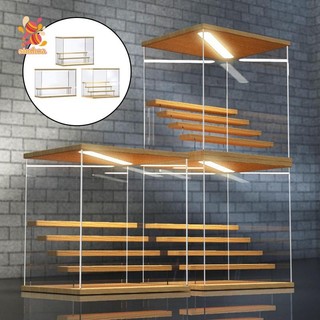 Đế trưng bày Acrylic thanh lịch Simhoa có đèn LED cho nước hoa và món tráng miệng