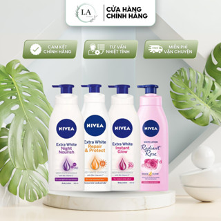  Sữa Dưỡng Thể Trắng Da Nivea Extra White Body Lotion Kem Dưỡng Body Cấp Ẩm Giúp Mịn Màng Da Sáng Hồng Tự Nhiên 350ml 