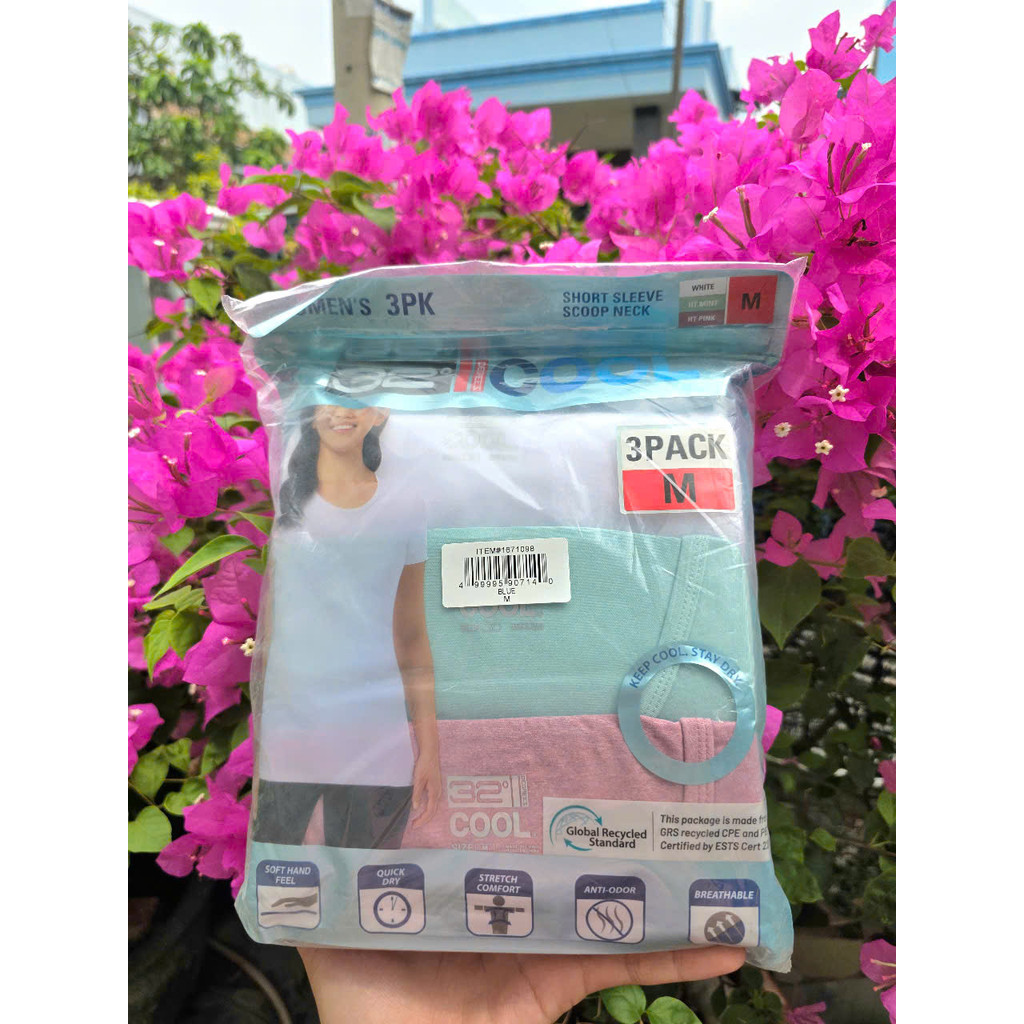 HÀNG MỸ SET 3 ÁO THUN NAM NỮ 32 DEGREE COOL CHÍNH HÃNG