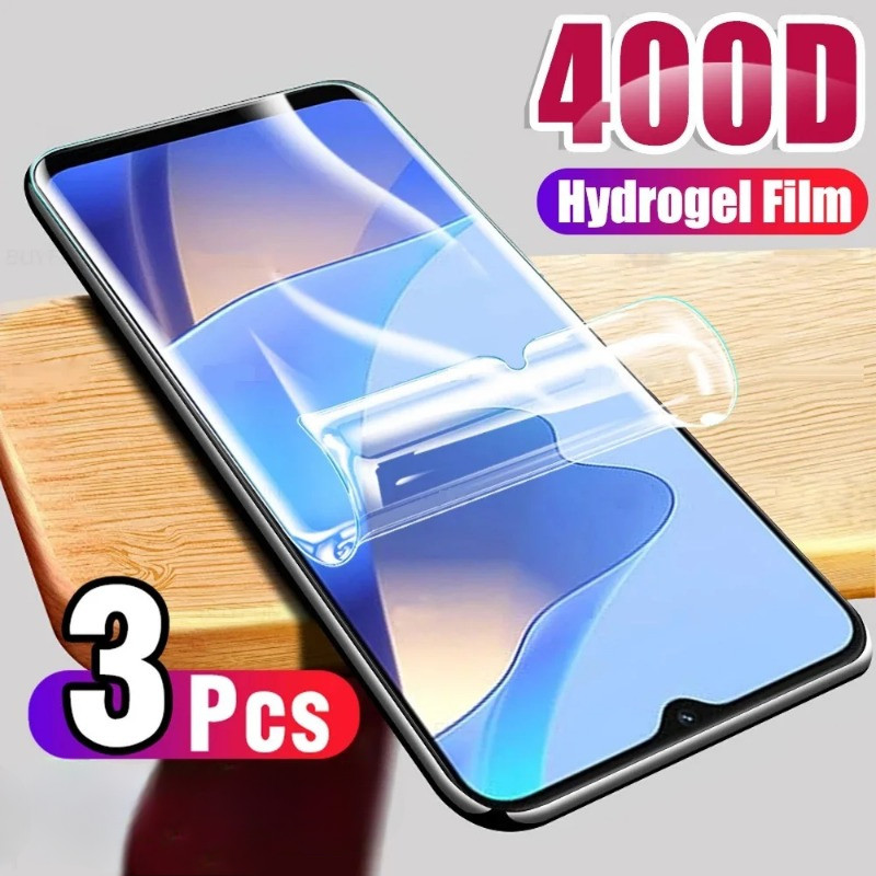 3 400D HD Trong Suốt Mềm Hydrogel Cho Doogee Blade GT Ultra Note 59 Fire 6 Max S119 Bảo Vệ Màn Hình 