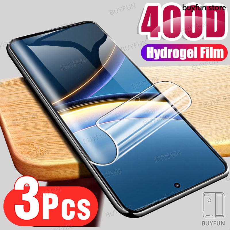 3 pieces Full Cover Hydrogel Film For Xiaomi Poco X6 X7 F6 Pro F7 Ultra Protect Screen Protective So