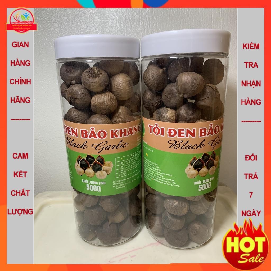 Tỏi đen cô đơn, hộp 500g tỏi cô đơn lý sơn, hàng hợp tác xã Bảo Khang, chất lượng thượng hạng
