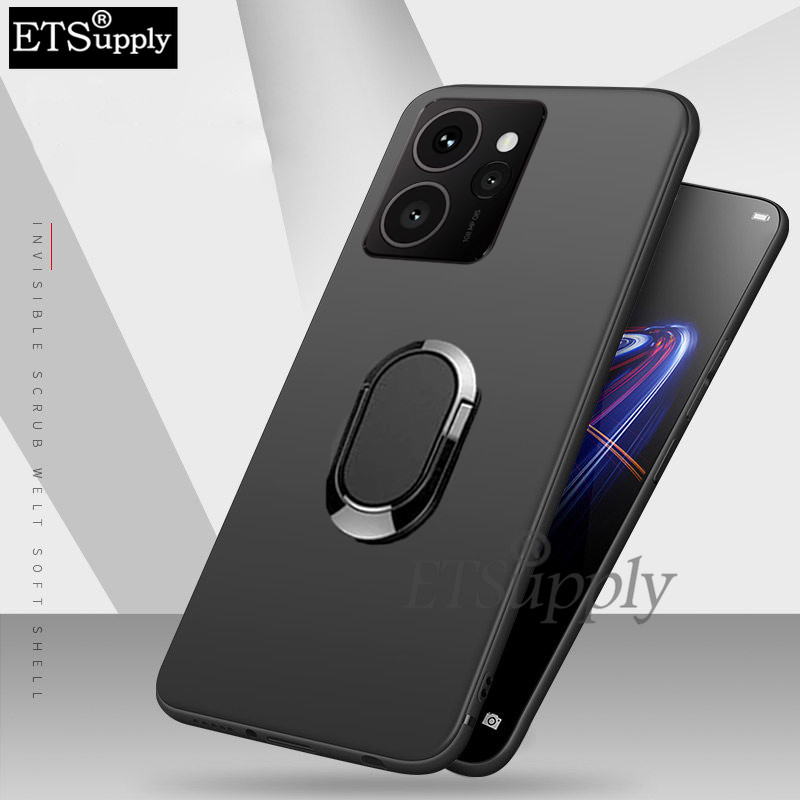 Ốp điện thoại HMD Skyline Soft Silicone Matte Full Protector Chống sốc Ô tô Adsorb Giá đỡ vòng Ốp lư