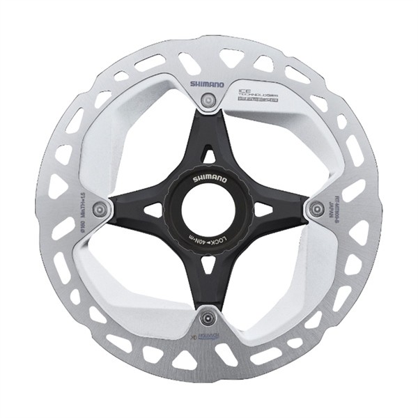 Đĩa thắng xe đạp SHIMANO RT-MT800 S 160MM, W/LOCK RING(EXTERNAL SPLINE) ROTOR FOR DISC BRAKE (Silver