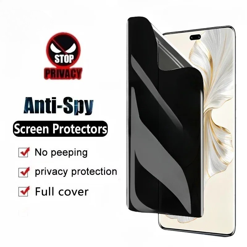 IQOO12 iQOO10 iQOO9 iQOO8 1-3 Cái 999D Chống Gián Điệp Riêng Tư Mềm Hydrogel Phim Cho iQOO 12 11 10 