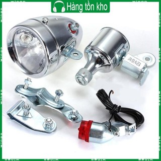 Win Kim Cương Lớp Xe Đạp Ma Sát 12V 6W Máy Phát Điện Đèn Pha Đuôi Bộ Đèn