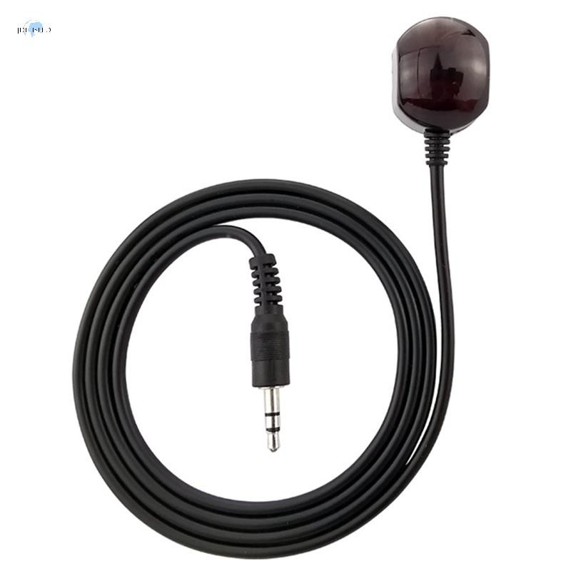 1 Cái 3.5mm 38KHz Hồng Ngoại IR Điều Khiển Từ Xa Thu Mở Rộng Cáp Nối Dài Đen IR Thu Cáp Nối Dài Cho 