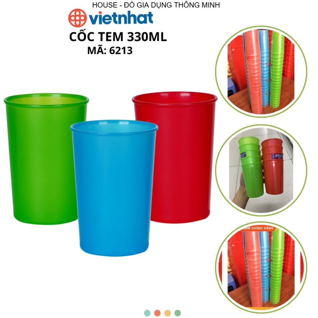 {GIÁSIÊURẺ} Combo 10 Cốc Tem Trà Đá Chính Hãng VIỆT NHẬT (Mã 6213)