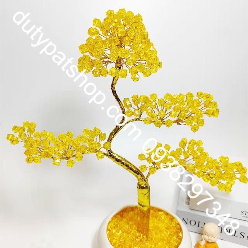 Nguyên Liệu làm cây tài lộc , cây kim tiền từ hạt đa giác 10mm