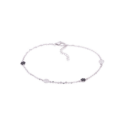 Lắc chân Bạc đính đá STYLE By PNJ XMZTK000002