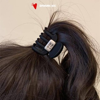 Cố Định Đuôi Ngựa Cao Kẹp Tóc Nữ Đen Mờ Chữ Dụng Cụ Buộc Tóc Tiện Dụng