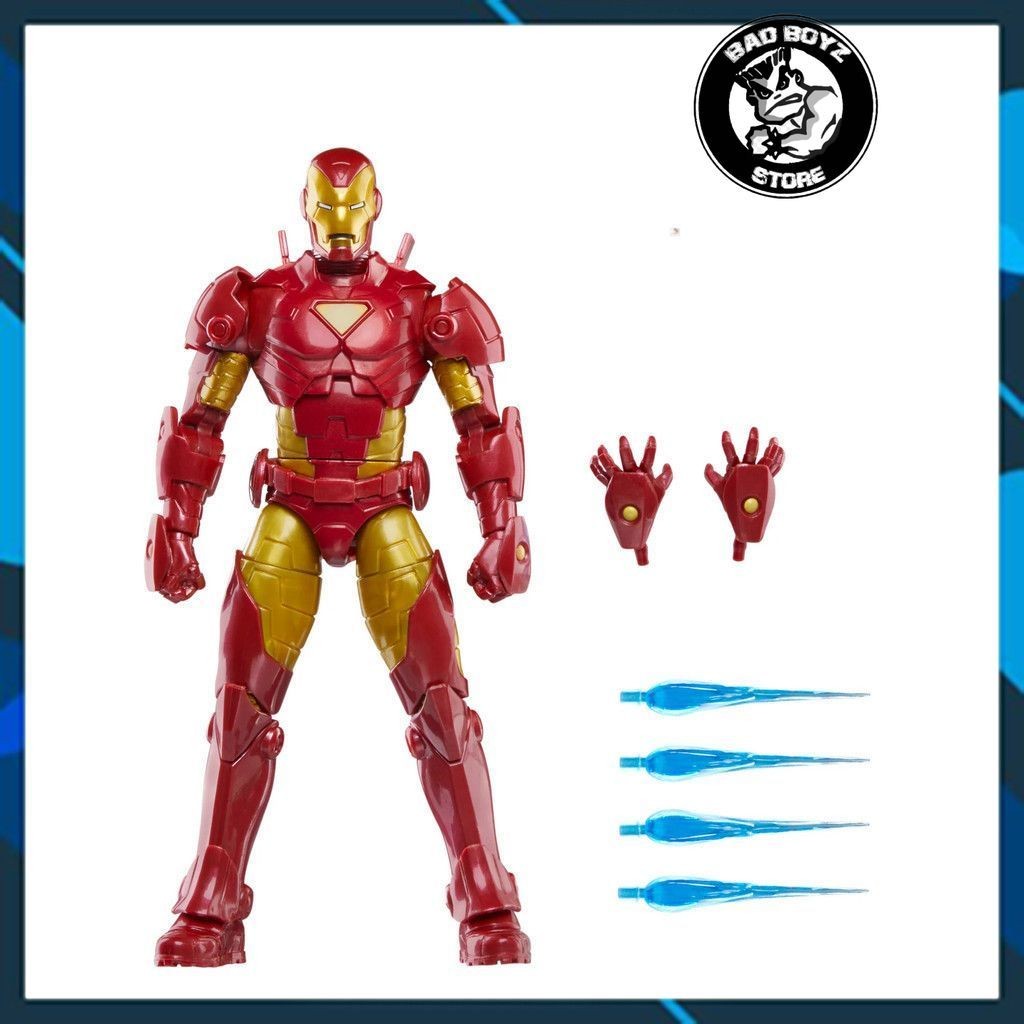 🌟Iron Man (Model 20)🌟Mô hình Hasbro ϟ Marvel Legends Series 6-inch ϟ The Invincible Iron Man comics