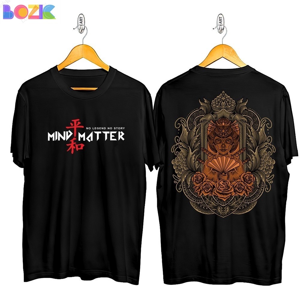 Jambutree Retro Nhật Bản Nhật Bản Geisha Nghệ Thuật Đồ Họa Unisex Áo Thun Dạo Phố Tee Jepun Áo Thun