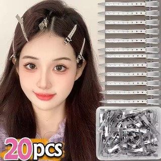  10   20 Cái Kẹp Mỏ Vịt Kim Loại - Dụng Cụ Tạo Kiểu - Kẹp Tóc Làm Tóc Chuyên Nghiệp - Phụ Kiện Tóc - Kẹp Tóc Cố Định - Kẹp Tóc Đuôi Ngựa - Kẹp Tóc - Mũ Không Dấu Vết - Barrettes 