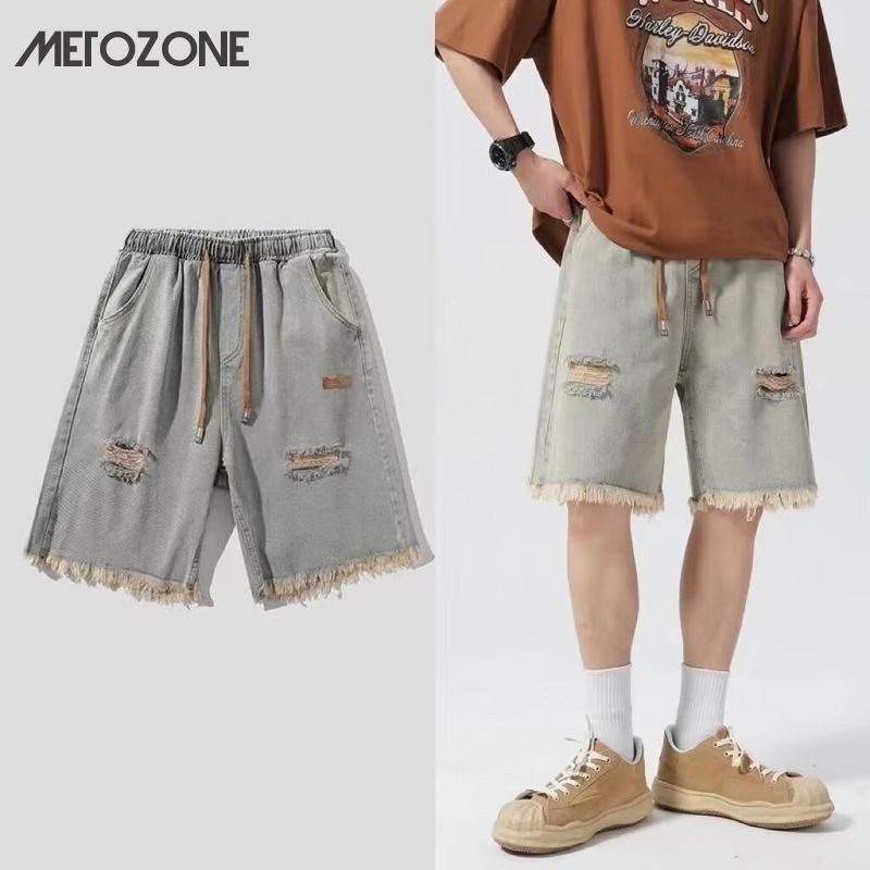 Quần Short Nam Quần Short Nam Phong Cách Nhật Bản Retro Cổ Thẳng Quần Short Nam