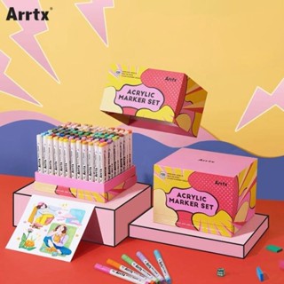 Arrtx 120 màu bút Acrylic Marker Kalele Magic Box Cao Cấp vẽ trên mọi chất liệu không thấm giấy