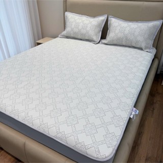 Bộ ga gối 3 món chiếu băng lạnh mát mùa hè cao cấp họa tiết đẹp mềm mịn thoáng mát sang trọng drap ra trải gường nệm