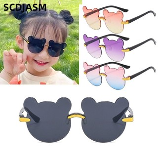 SCDJASM Kính râm trẻ em, Kính râm hoạt hình HD ỐNG KÍNH chống nắng không vành cho trẻ em, Kính mắt ngoài trời UV385 dễ thương cho bé trai bé gái