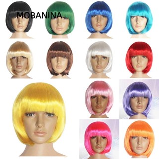 Mobanina Bob Tóc Giả 14 Màu Đảng Unisex Halloween