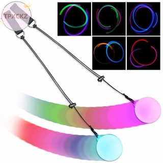 Tpxckz Pro LED Nhiều Màu Phát Sáng POI Bóng Ném Sáng Cho Bụng Dance Tay Đạo Cụ VN
