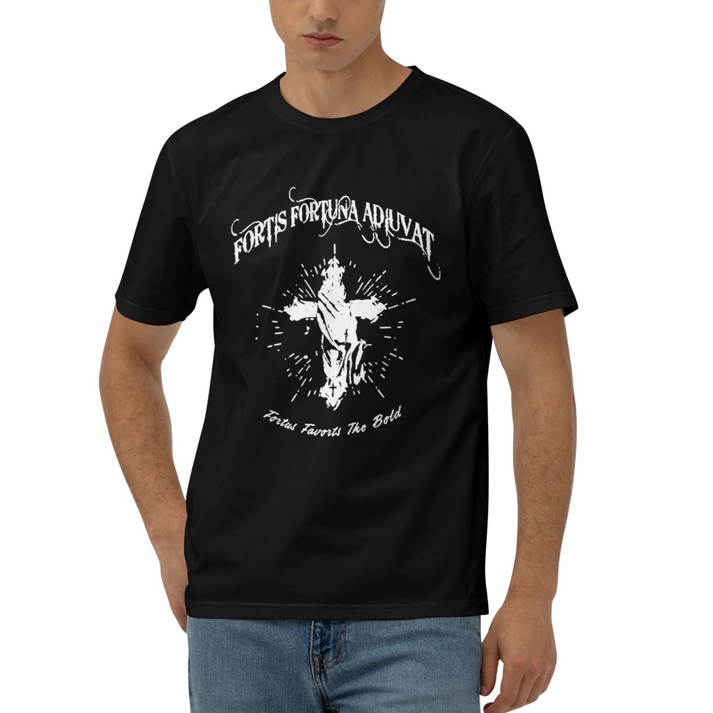 Áo thun cotton Fortis Fortuna Adiuvat phong cách John Wick