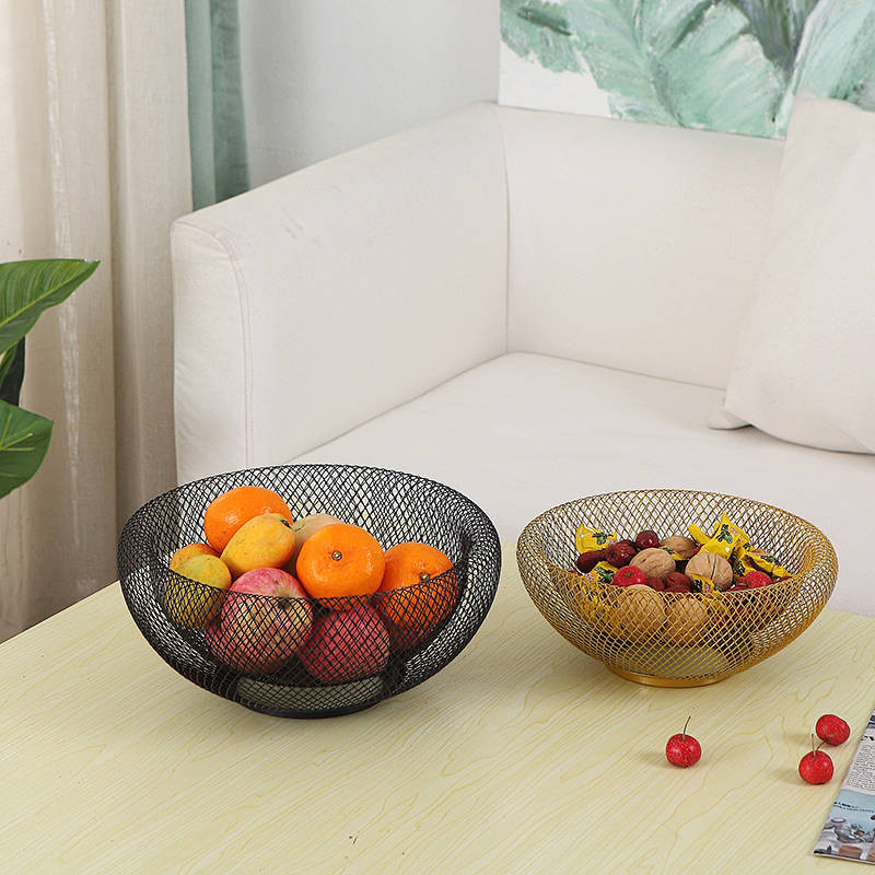 Nordic Light Luxury Creative Trending Fruit Basket Living Room Coffee Table Desktop Home Storage Bas