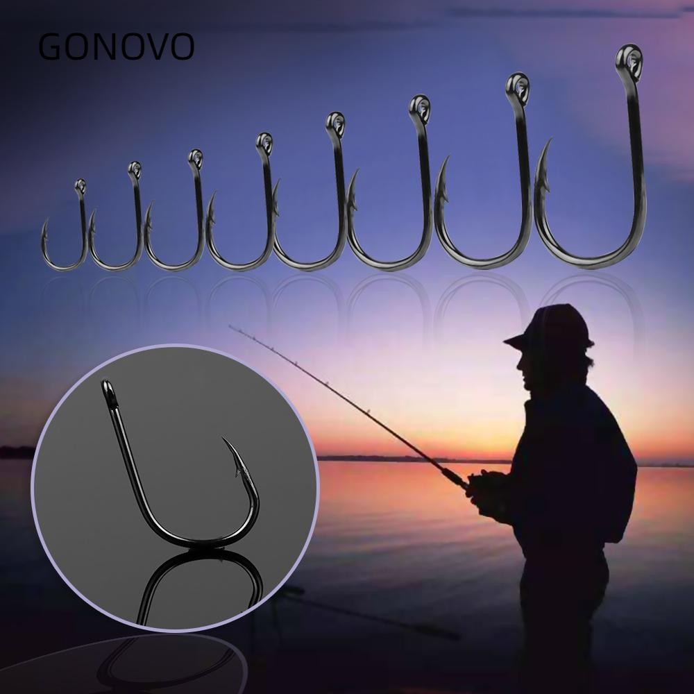 GONOVO   Set 100 Lưỡi Câu Cá Chất Lượng Cao