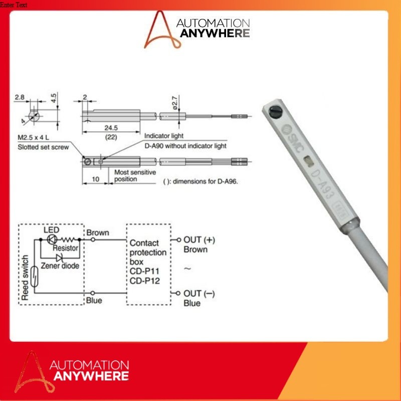 🚛Freeship-CẢM BIẾN TỪ XI LANH PISTON SMC D-A93 D-M9B 3C-D-A93L D-A93V D-M9BV SMC D-Y59B