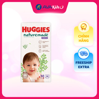 Tã quần Huggies Nature made size M 58 miếng (6 - 11 kg)