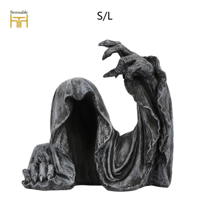 Tượng cầm tay Serenable Eerie Điêu khắc phức tạp Trang trí bí ẩn cho văn phòng tại nhà