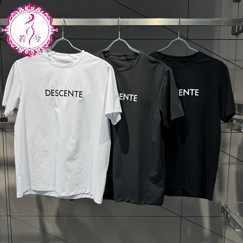 DESCENTE DESCENTE 2025 Áo len ngắn tay dòng ESSENTIAL mùa hè D5231ETS50