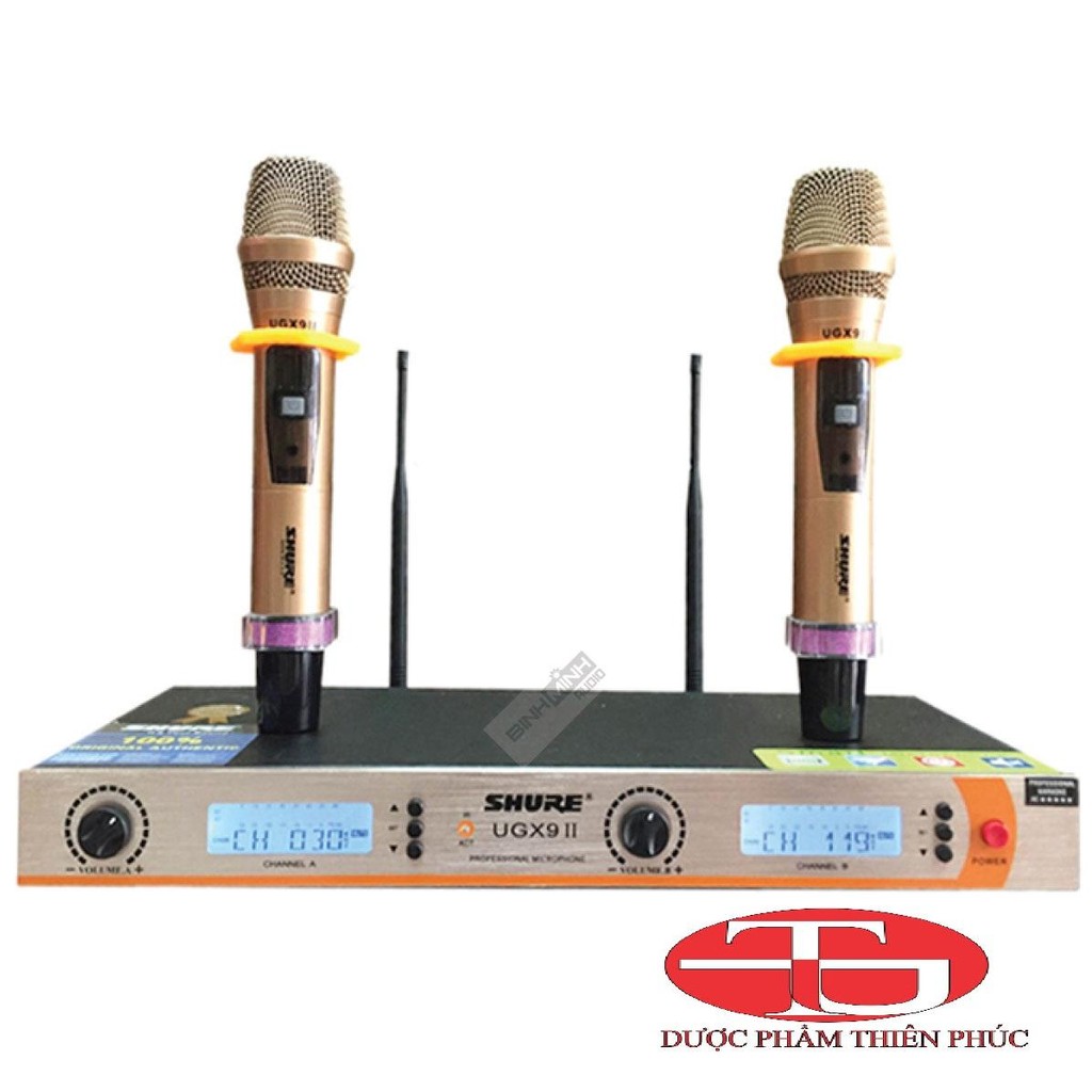 [HCM] Micro không dây SHURE UGX9 II - Công Ty Thiên Phúc