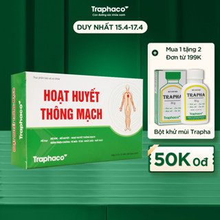 Hoạt Huyết Thông Mạch Traphaco Bổ Khí Bổ Huyết Hỗ Trợ Giảm Tê Mỏi Tê Bì Nhức Đầu Mất Ngủ Hộp 30 Viên