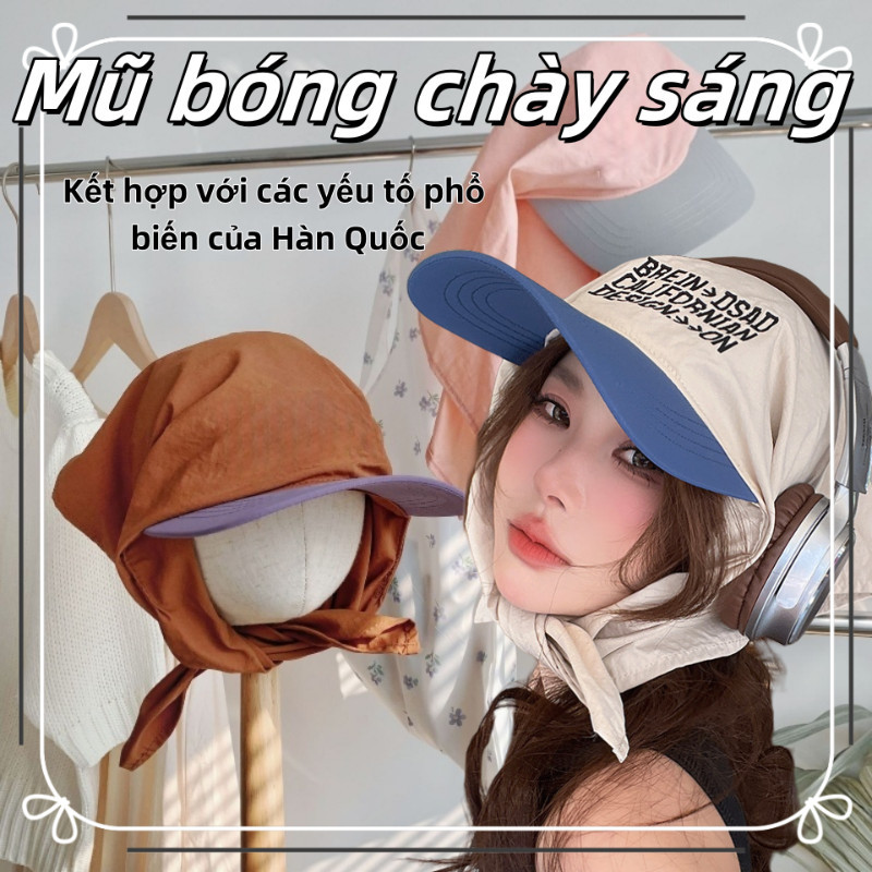 Mũ chống nắng thời trang ，Mũ bóng chày，thoáng khí，thời trang Chất lượng cao khăn xếp mũ