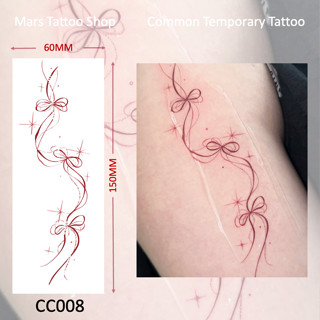 [Hình xăm sao Hỏa] Hình xăm thông thường, Hình xăm màu, Lâu dài, Nhãn dán hình xăm tạm thời, Hình xăm giả, Dây đeo bướm CC008