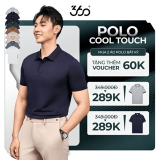 [Mua 2 tặng voucher] Áo polo nam cao cấp 360 Boutique mua 2 polo bất kỳ tặng voucher 60K - POTOL516
