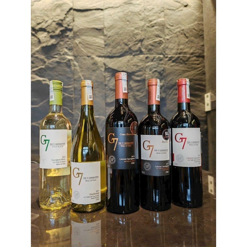 [BEST SELLER] Rượu vang Chile G7 chính hãng 750 ml