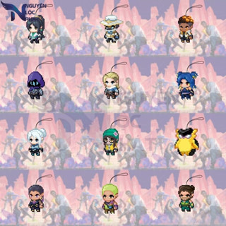 CÓ HÀNG Móc khóa VALORANT acrylic mặt dây chuyền cá nhân hóa, mặt dây chuyền nhỏ xung quanh Yoru Astra Skye Killjoy